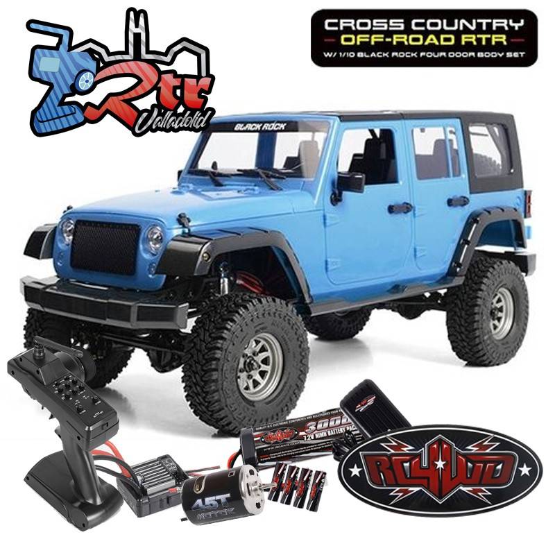 RC4WD Cross Country off Road RTR 4WD 1/ 10 Cuerpo Black Rock de 4 ...