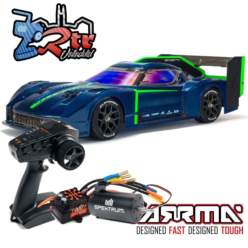 Arrma Vendetta 1/8 Speed Bash Racer 3S Brushless 4WD RTR Azul