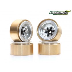 Llantas BoomRacing KRAIT™ 1.0" Terra Outset Ajustable Aluminio 4 Unidades