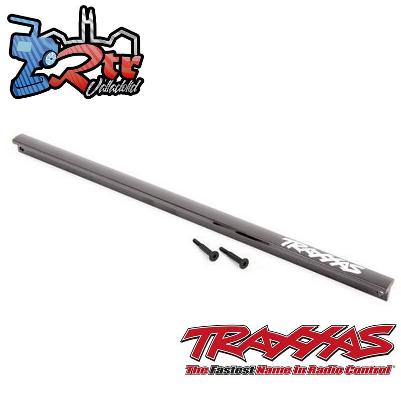 Soporte de chasis barra en T aluminio 6061-T6 anodizado en Gris Traxxas TRA9523A