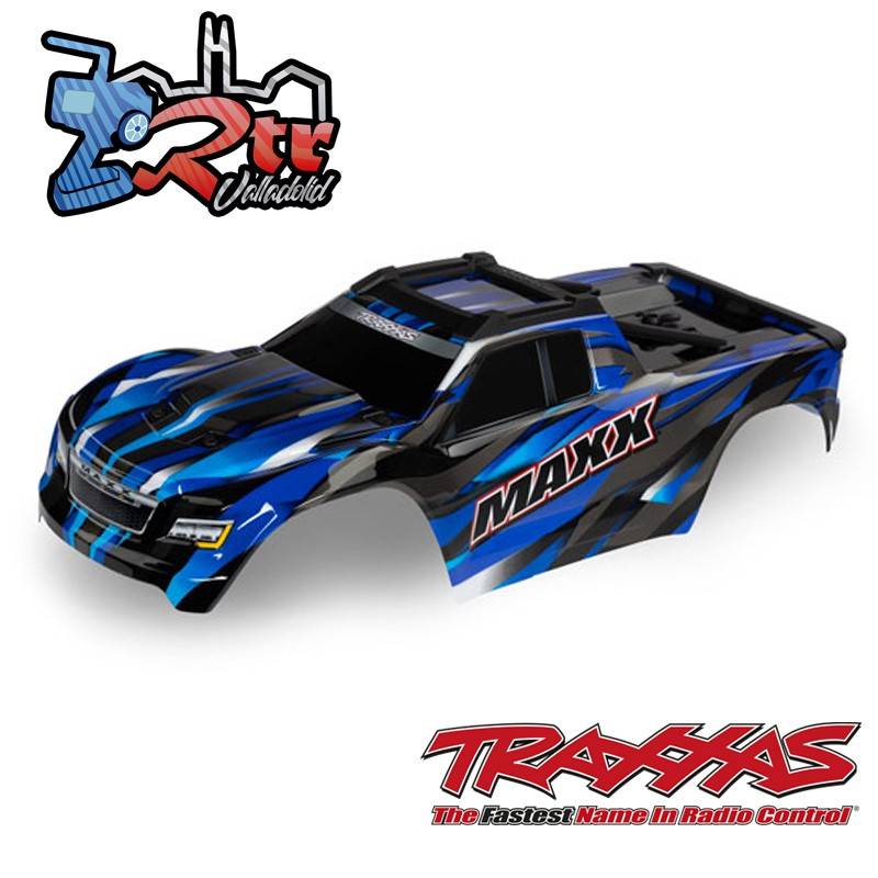 Carroceria Maxx® con chasis extendido 352 mm Pintada Azul Traxxas TRA8918A