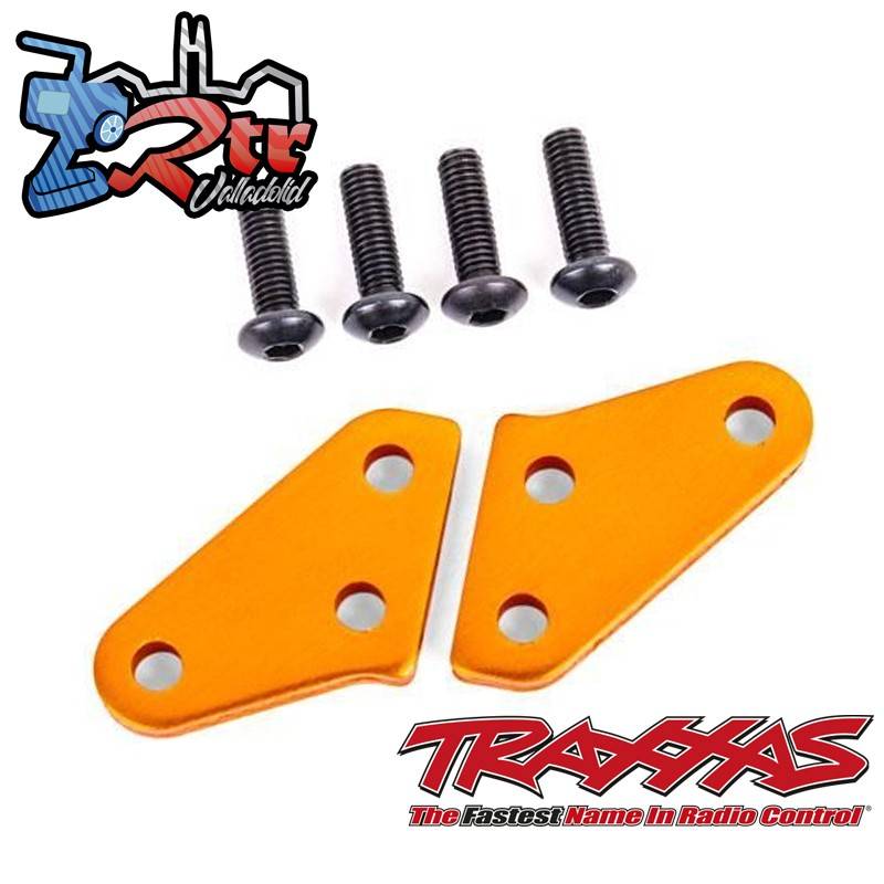 Brazos del bloque de dirección Rojos para 9635 y 9637 Traxxas TRA9636T