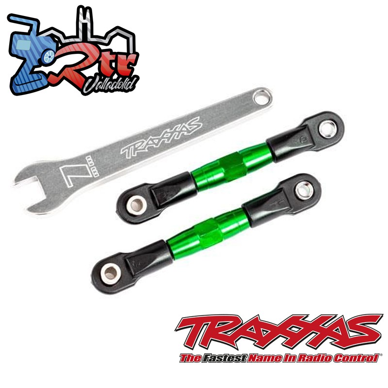 Tensores de inclinación traseros Aluminio 7075-T6 Verde Traxxas TRA2443G