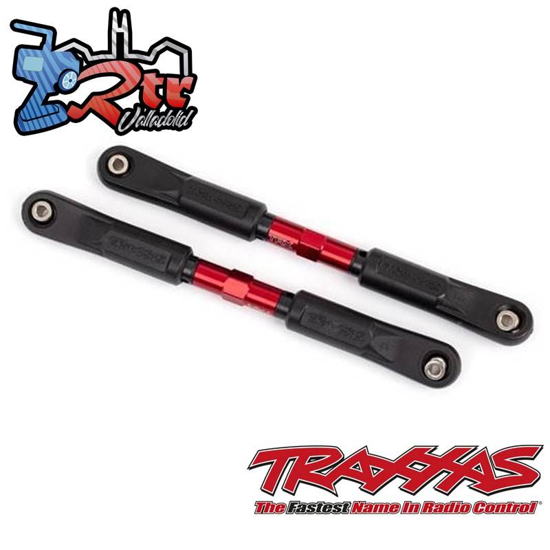 Eslabones de inclinación delanteras 2 unidades Rojo Aluminio 7075-T6 Traxxas TRA9547R