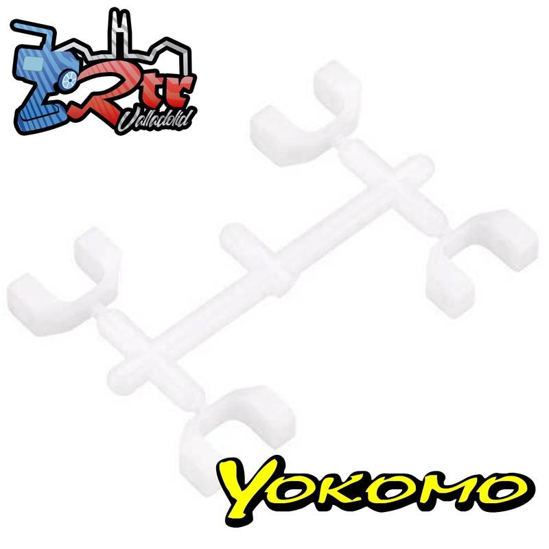 Protector de plástico para copa de transmisión de aluminio Yokomo (4 piezas) B8-500DP