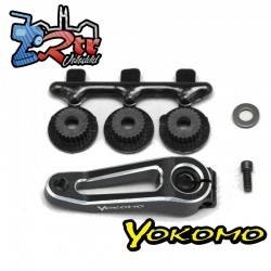 Servo Horn  Yokomo YD-2ZX Aluminio 26mm Clamp para Slide Rack Sanwa/KOPropo