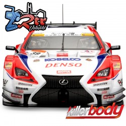 Carrocería Denso Kobelco Sard Lexus RC Pintada 190mm Killerbody Rally Racing