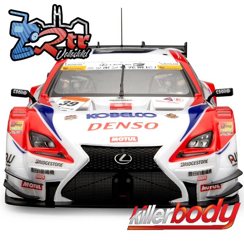 Carrocería Denso Kobelco Sard Lexus RC Pintada 190mm Killerbody Rally Racing