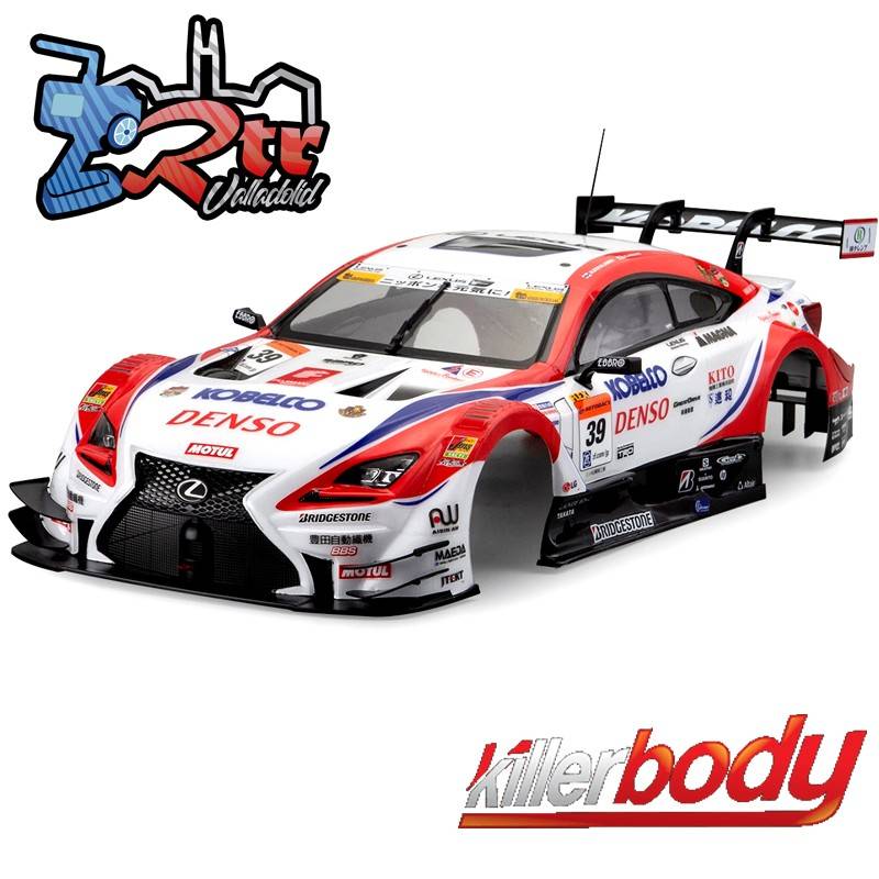 Carrocería Denso Kobelco Sard Lexus RC Pintada 190mm Killerbody Rally Racing