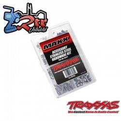 Kit de tornillería Traxxas Maxx acero inoxidable TRA8798