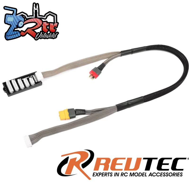 Cable de carga balance XT60 a T-Plug Hembra 2-6S REUTEC