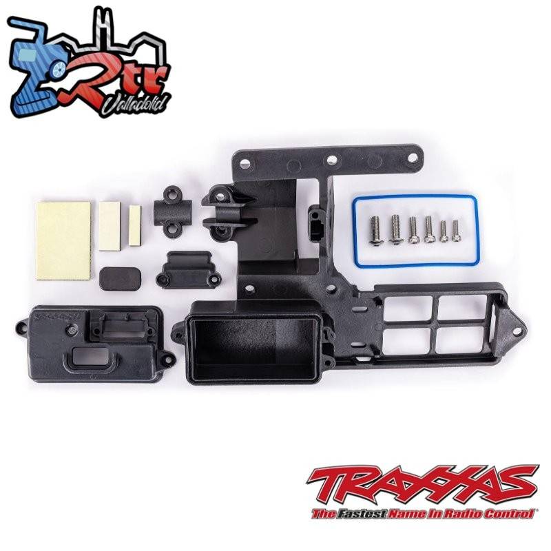 Bandeja electrónica con soporte RPM/abrazadera para tubo de relleno Traxxas TRA10324