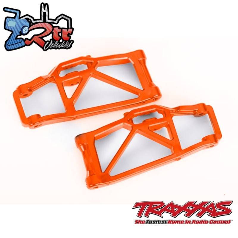 Brazos de suspensión, inferiores, naranja delanteros o traseros Traxxas 2 Unidades TRA10230-ORNG