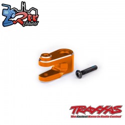 Servobocina, dirección, aluminio 6061-T6 anodizado en Naranja Traxxas TRA10247-ORNG