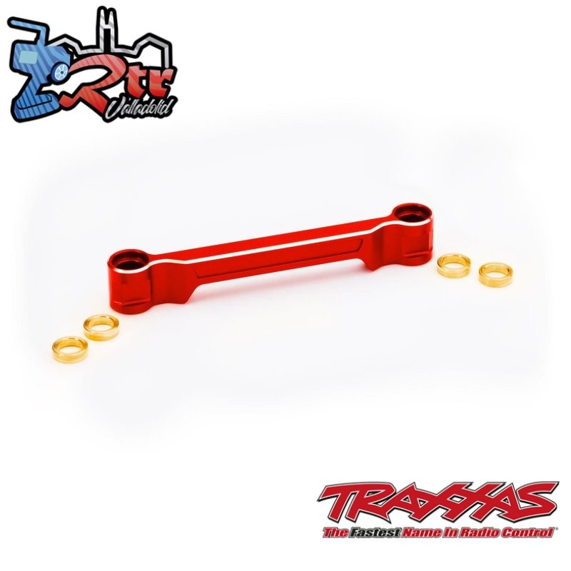 Barra de acoplamiento, dirección, aluminio 6061-T6 rojo Traxxas TRA10239-RED