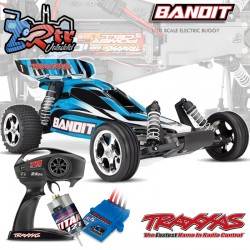 Traxxas Bandit Escobillas Buggy 2wd 1/10 RTR Azul