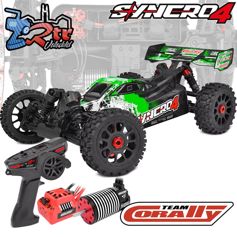 Team Corally Buggy Syncro-4 1/8 Eléctrico 3-4S RTR Verde