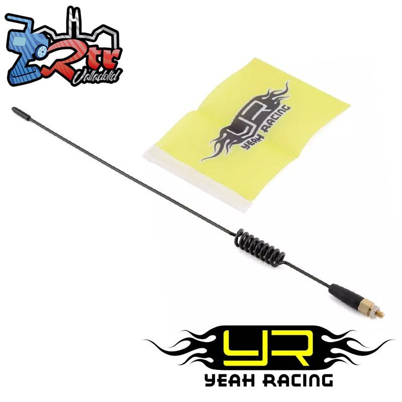 Antena de metal con bandera para Crawler  Yeah Racing TRX4-052