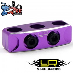 Abrazadera para cables de Yeah Racing  Calibre 12/14 Purpura