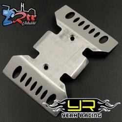 Protector de bajo de acero Yeah Racing Axial SCX10 III AXSC-014