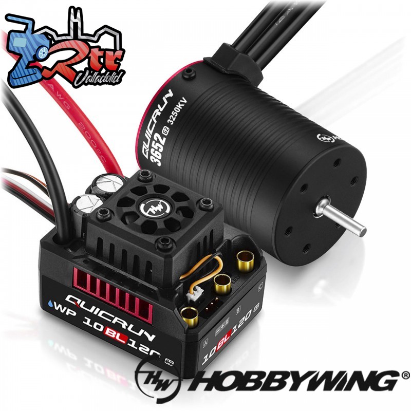 Hobbywing Combo brushless WP10BL120G2 3652SL-3250KV-G2 1/10