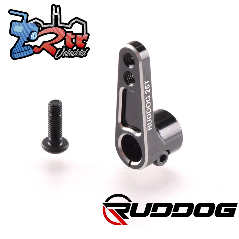 Ruddog Servo Horn Negro (25T dientes) 1 Unidad