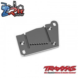 Tapa de montaje del motor, aluminio 6061-T6 anodizado Gris Traxxas TRA10263-GRAY