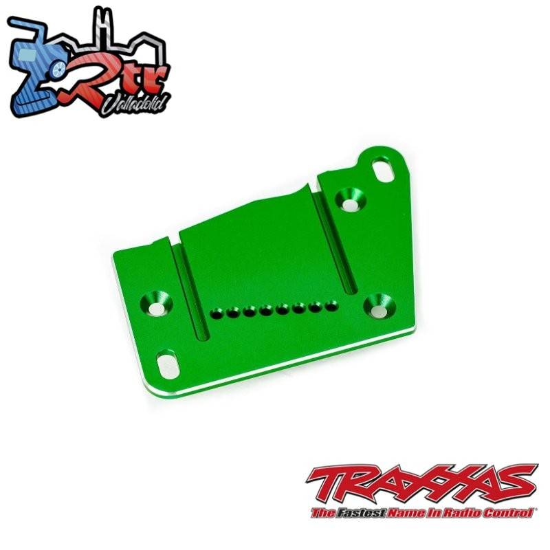 Tapa de montaje del motor, aluminio 6061-T6 anodizado Verde Traxxas TRA10263-GRN