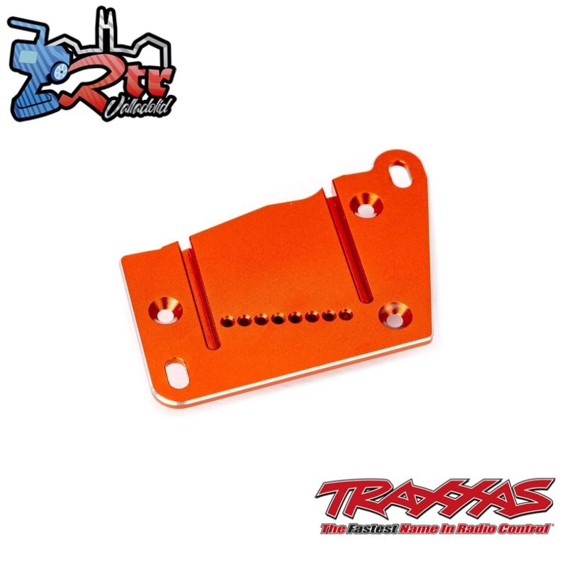 Tapa de montaje del motor, aluminio 6061-T6 anodizado Naranja Traxxas TRA10263-ORNG