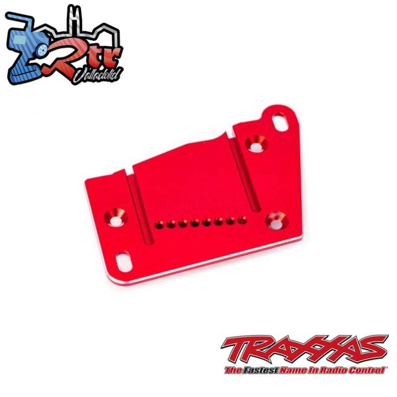 Tapa de montaje del motor, aluminio 6061-T6 anodizado Rojo Traxxas TRA10263-RED