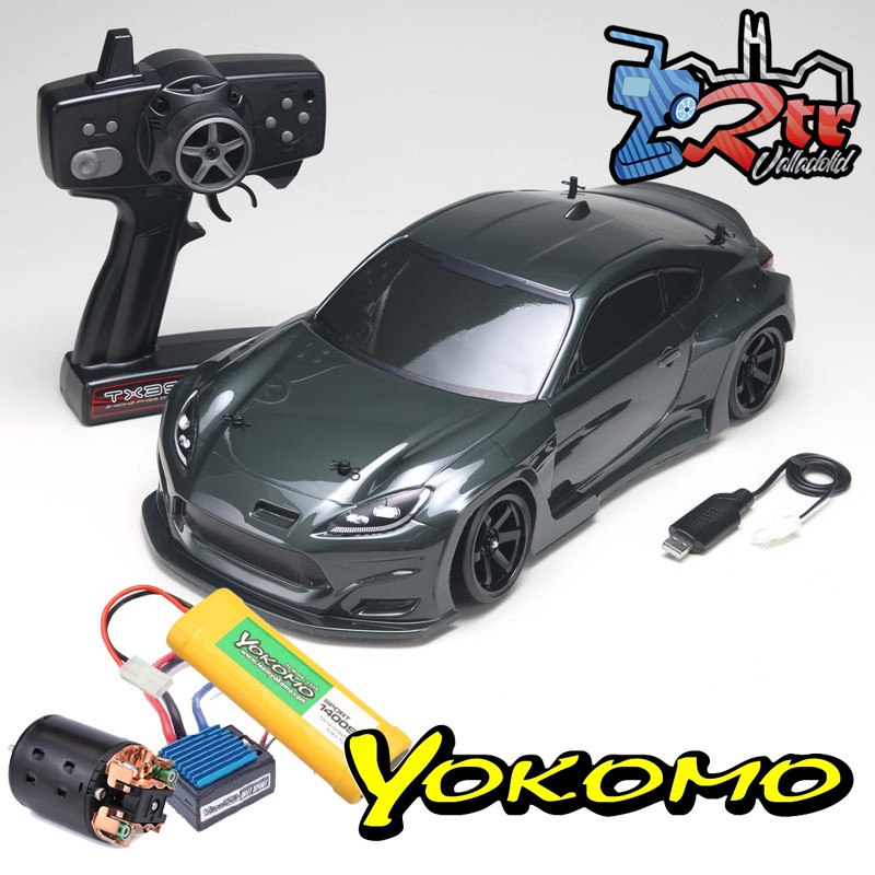 Drift Kit Yokomo RD2.0 RWD RTR Escobillas 2WD con cuerpo Panden gris GR86 DP-GR86G