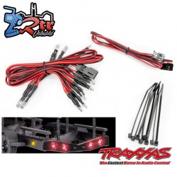 Arnés de cables, luces LED/bridas remolque 10350 Traxxas...