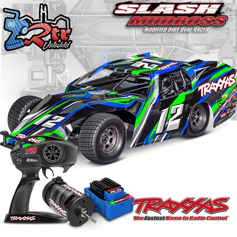 Traxxas Slash Mubboss 2wd brushless Magnun 1/10 RTR Verde