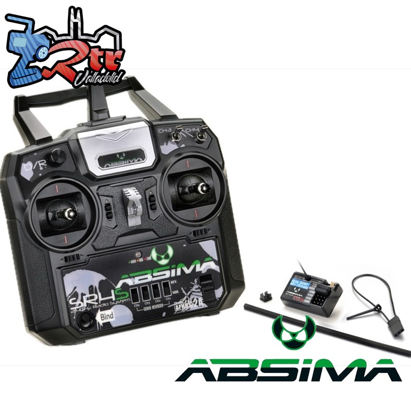 Emisora Absima 2 Canales SR4S 2.4Ghz + Receptor R4WP 2000022