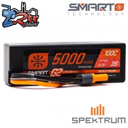 Spektrum SMART LiPo 5000mAh 11.1V 3S 50C Caja Dura IC5