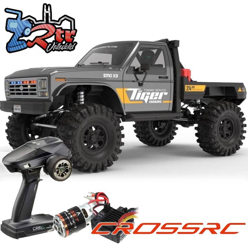 Cross RC EMO X3 1/8 RTR Crawling versión RTR Gris Deep