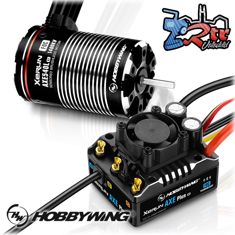 Hobbywing Xerun AXE Plus R3 540L 1400kV R2 Combo para Crawler