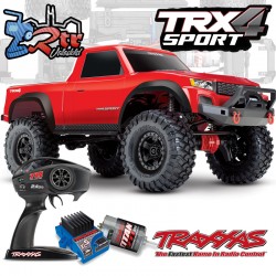 Traxxas TRX-4 4wd 1/10 Crawler Sport Rojo Cuerpo sin clip