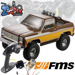 FMS chevrolet K5 Blazer FCX10 Scaler ARTR 4x4 1/10 Marrón RTR
