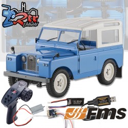 FMS Land Rover Series II scaler RTR 4x4 1/12 Azul RTR