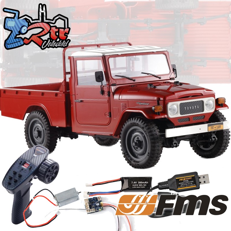 FMS Toyota FJ45 Scaler RTR 4x4 1/12 Rojo