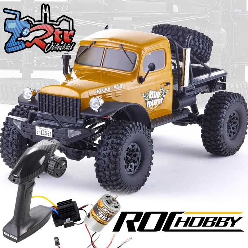 Roc Hobby Atlas Mud master scaler ARTR 4x4 1/10 Amarillo