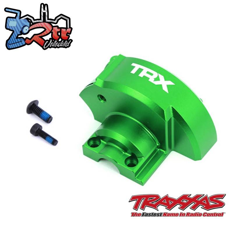 Cubierta, engranaje en aluminio 6061-T6 anodizado en Verde Traxxas TRA10287-GRN