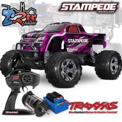 Traxxas Stampede HD 2wd Brushless BL-2s Monster Truck 1/10 RTR Rosa