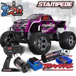 Traxxas Stampede HD 2wd Brushless BL-2s Monster Truck 1/10 RTR Rosa