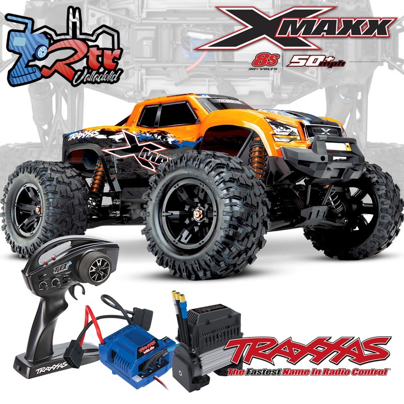 Traxxas X-Maxx 1/5 Monster Truck Brushless 8s Naranja RTR