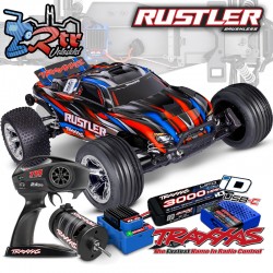 Traxxas Rustler HD Brushless BL-2S Truggy 1/10 RTR Rojo