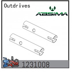 Outdrives 2 unidades CR3.4eco Absima 1231008