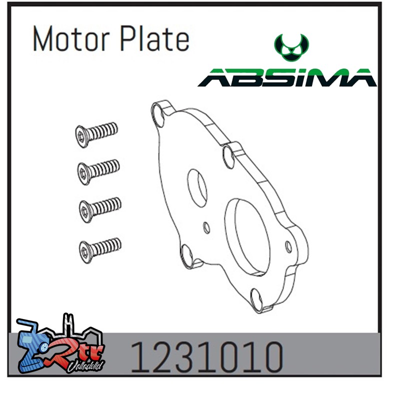 Placa del motor CR3.4eco Absima 1231010