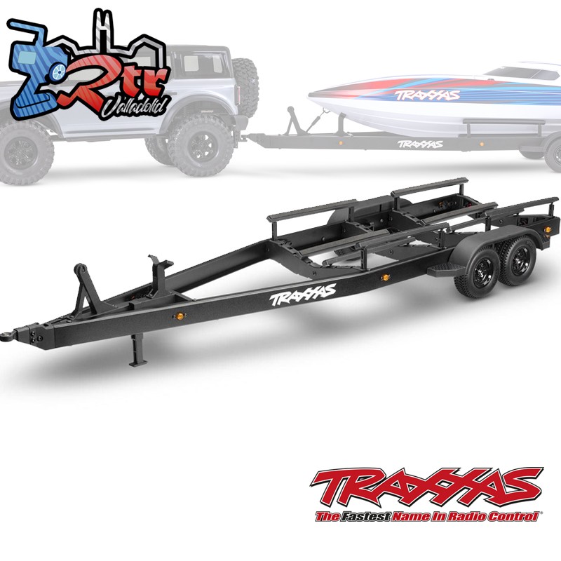 Remolque para barco con eje tándem Traxxas de 31 pulgadas para Disruptor TRA10650